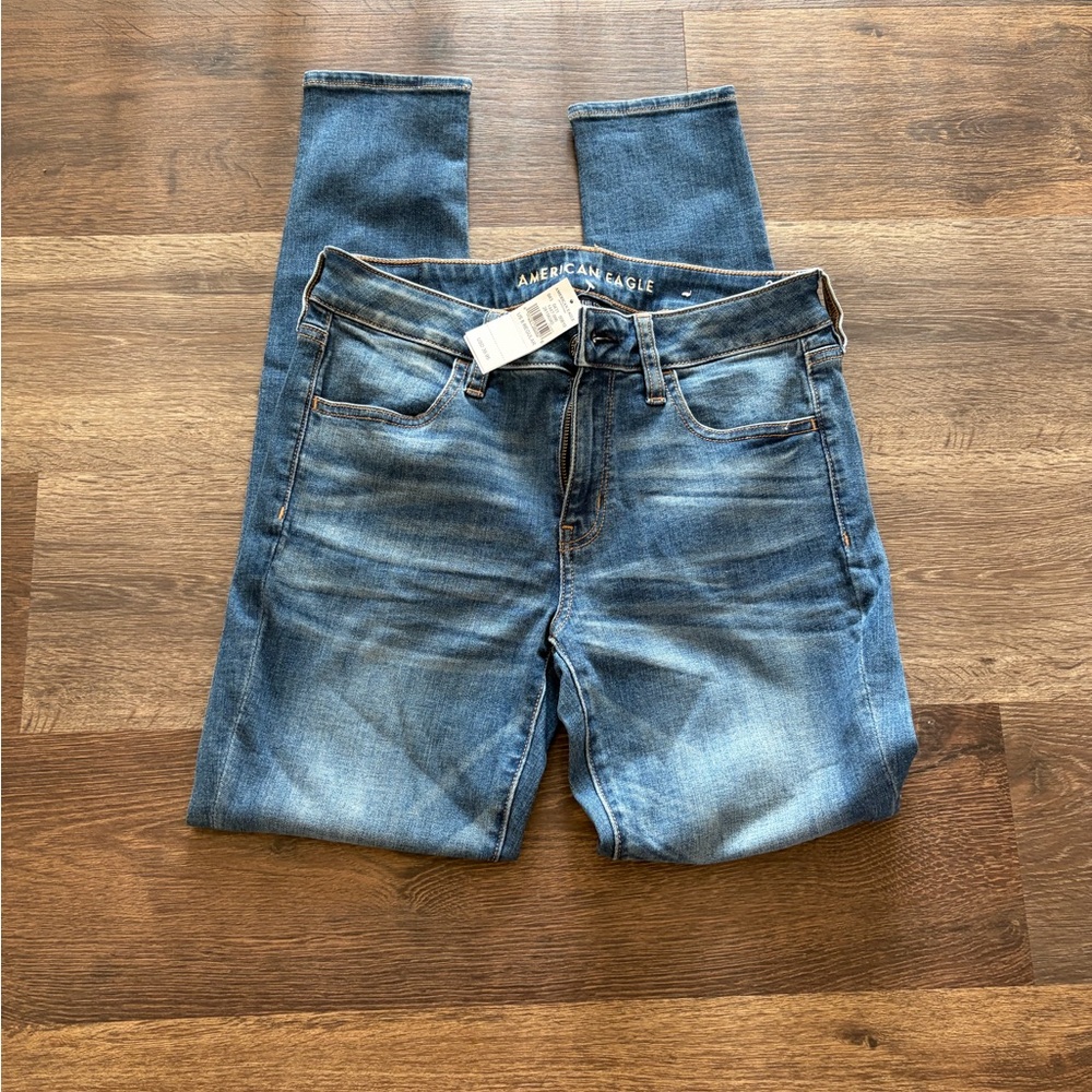 American Eagle Outfitters Men's Classic Blue Slim Jeans
